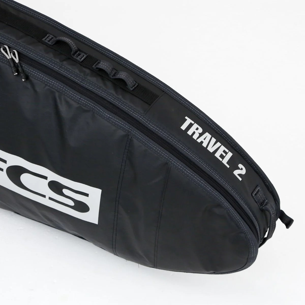 FCS board bag - Travel 2 Hybrid/Funboard bag Black-Grey