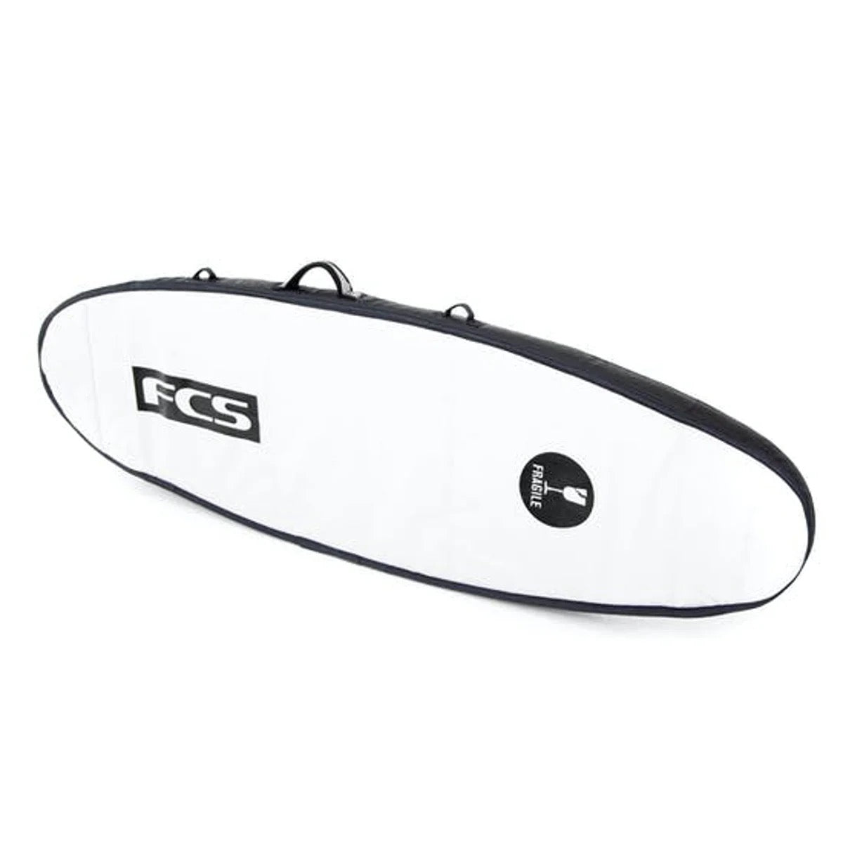 FCS board bag - Travel 1 Hybrid/Funboard Bags Black-Grey