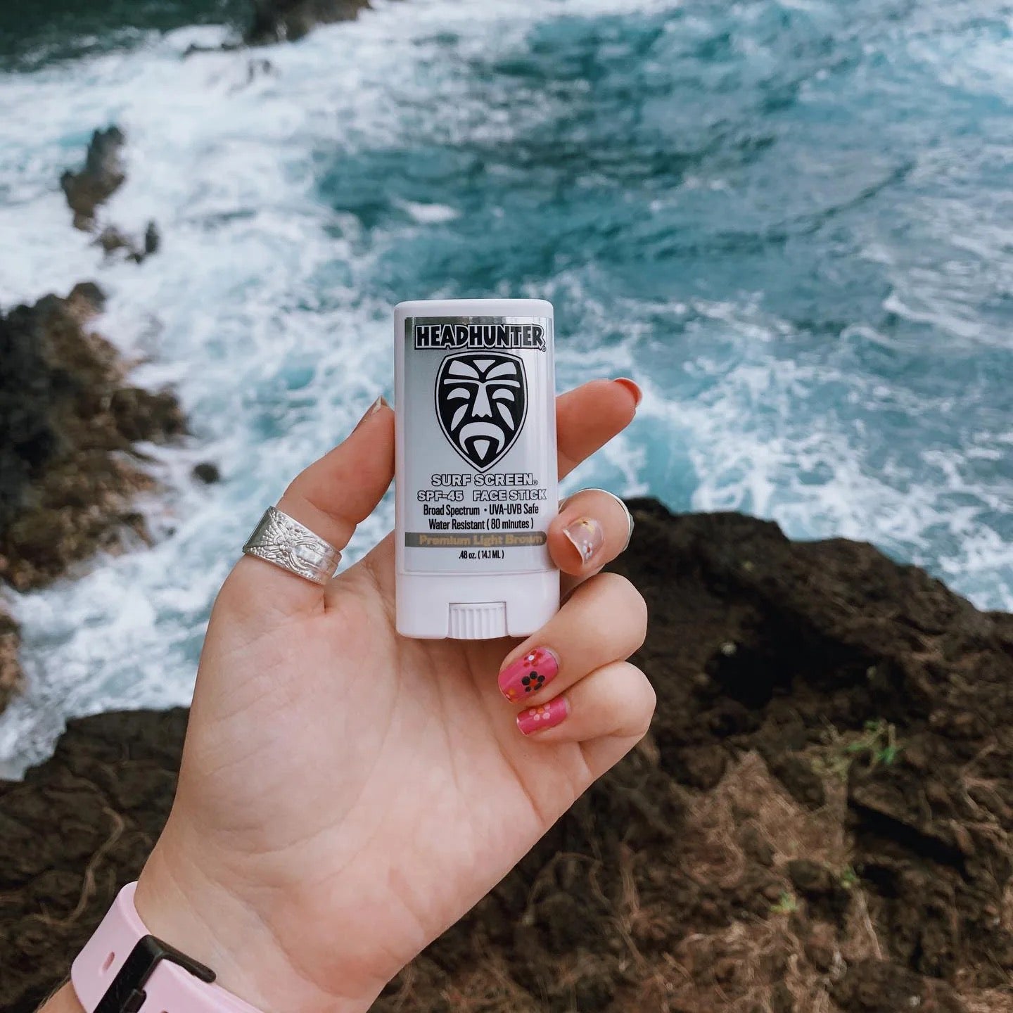 Headhunter Reef-Safe Face Stick SPF-45 Clear