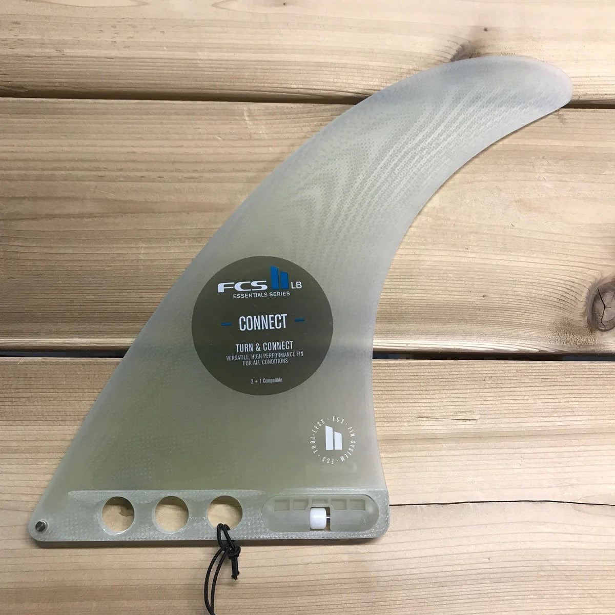 FCS II Connect PG Longboard Fin - Clear - 8" to 9"