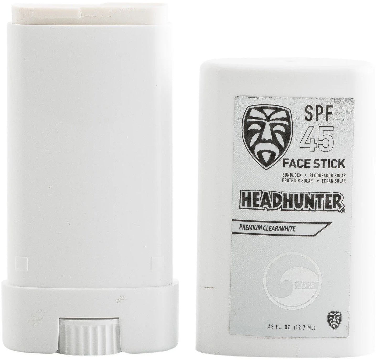 Headhunter Reef-Safe Face Stick SPF-45 Clear