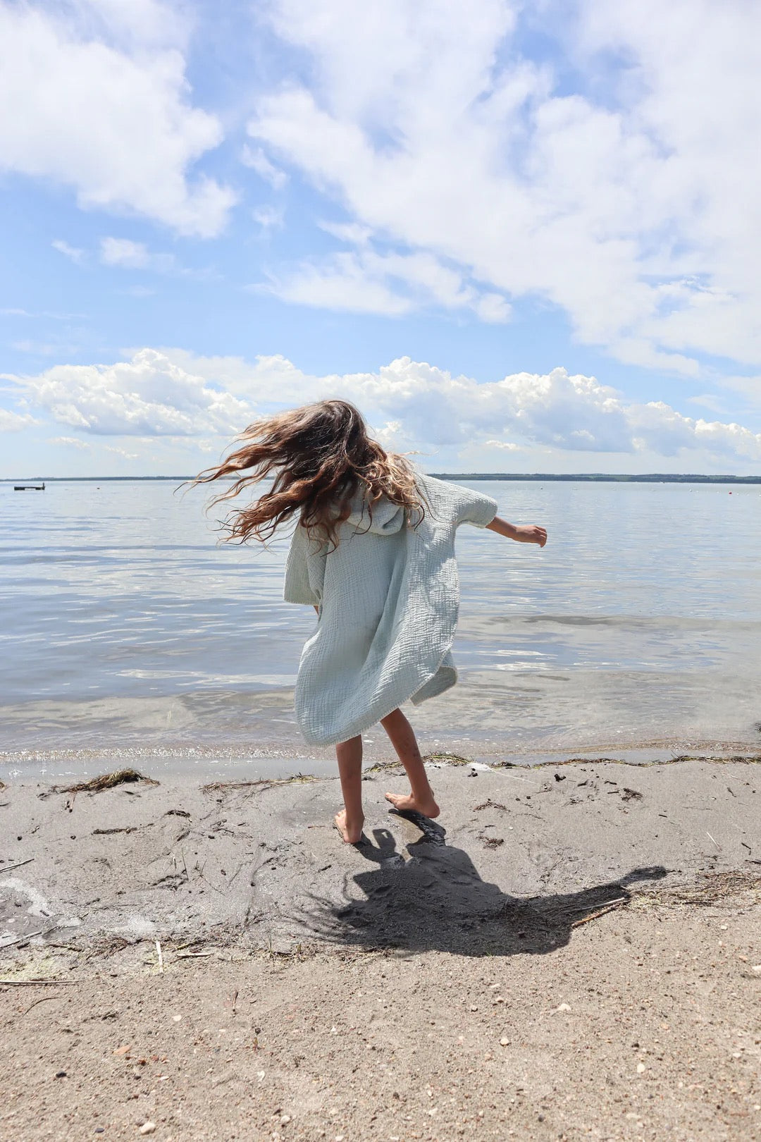 THE PEBBLE - Kid's Muslin Poncho - Tofino Towel Co.