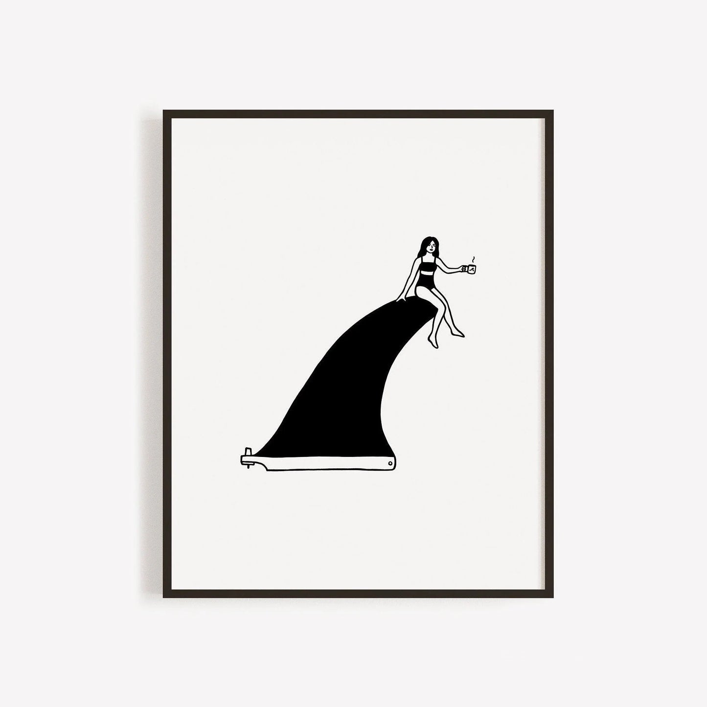 Surf x Coffee Print