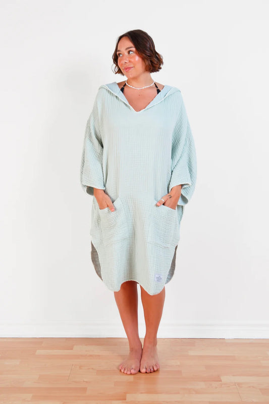 THE COCOON - Women's Muslin Surf Poncho - Tofino Towel Co.