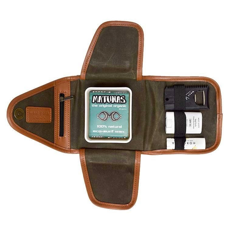 Waxed Canvas Surf Kit
