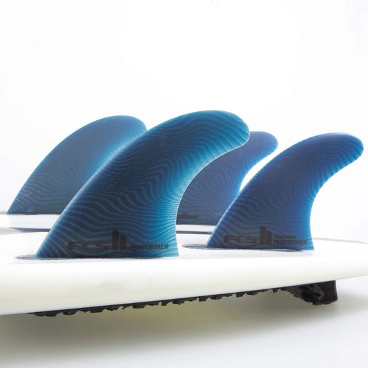 FCS II Performer Neo Glass Pacific Quad Fins